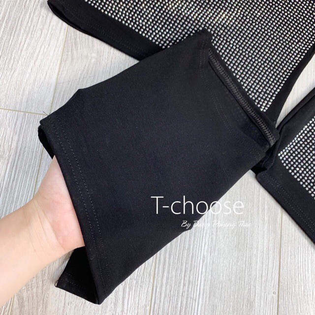 ÁO QUÂY NGỰC ĐÍNH ĐÁ SIÊU HÓT