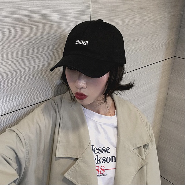 Mũ lưỡi trai nam nữ đẹp thêu chữ ,mũ phớt Nón kết phong cách Ulzzang form unisex UNDER