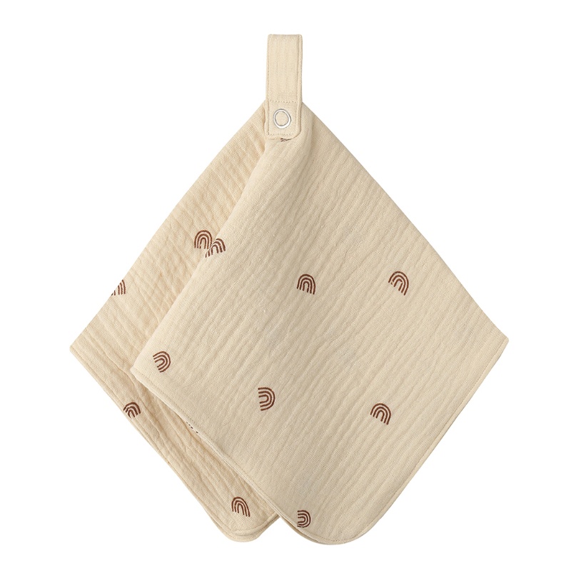 Khăn Tắm Bằng Vải Gạc Cotton Mềm Mại Thấm Hút Tốt Cho Bé