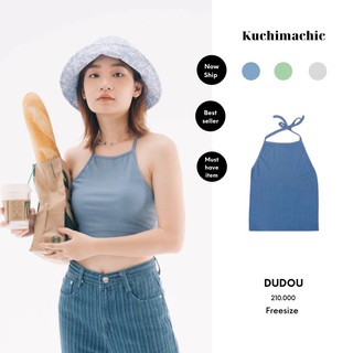 Áo yếm, chất liệu thun tăm co dãn, điệu đà, nữ tính Kuchimade mã KUAY01