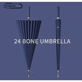 Dù Che Mưa Nắng 24 Xương Cán Dài Thẳng Cỡ Lớn Chống Gió Tiện Dụng