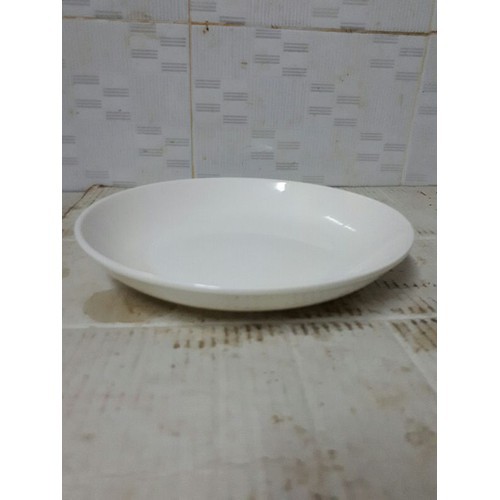 Đĩa sứ sâu lòng dáng mới - FREESHIP - Đĩa sâu lòng bằng gốm sứ cao cấp màu trắng