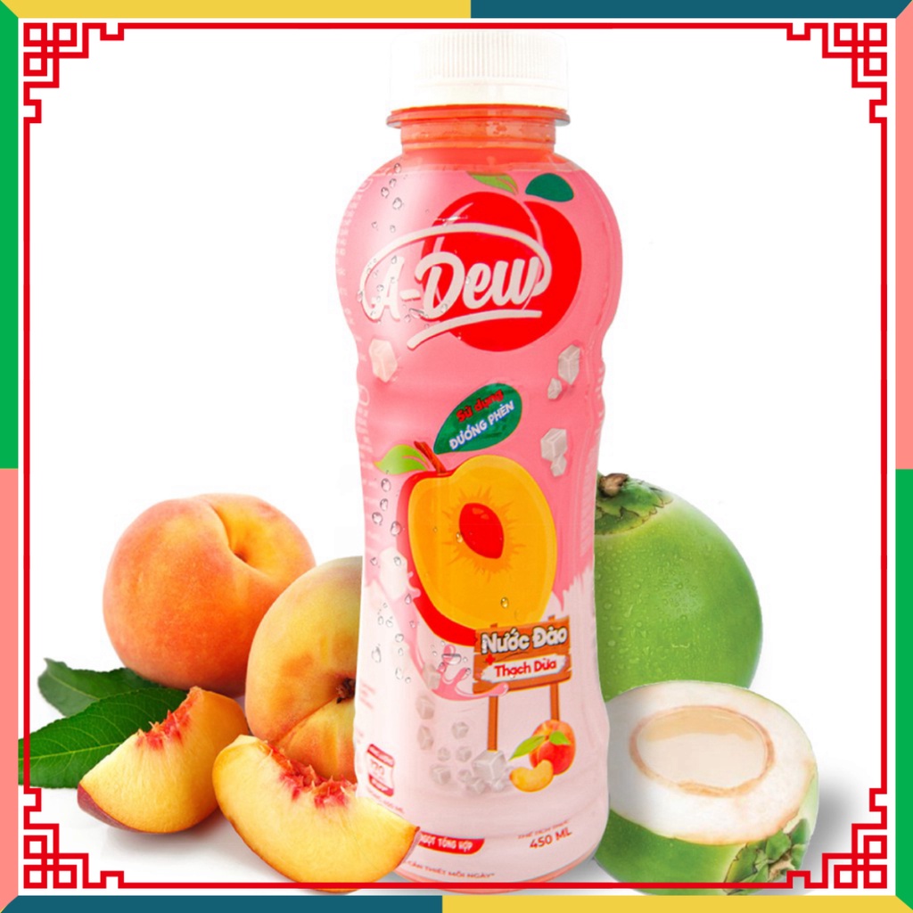 Nước Đào Thạch Dừa A-Dew 450ml