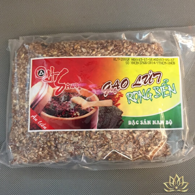 5 gói GẠO LỨT RONG BIỂN ĂN LIỀN