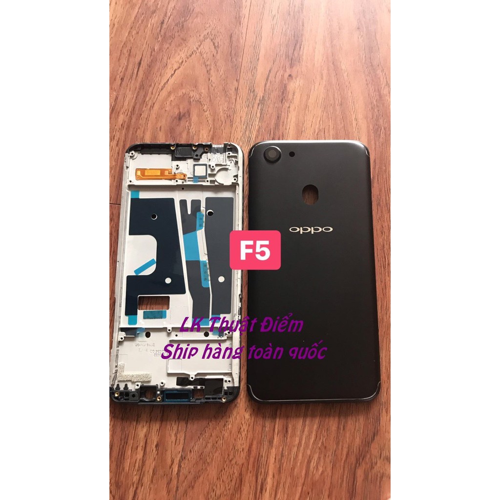 bộ vỏ oppo F5 / F5 youth - hàng xịn đắt gồm lưng,sườn,phím,kính camera | BigBuy360 - bigbuy360.vn