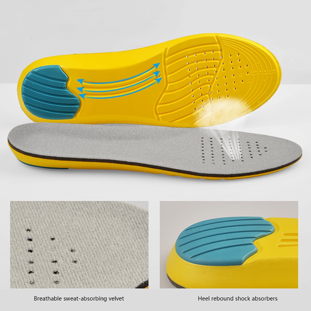 Đế lót giày thể thao chạy bộ leo núi bằng cao su non thấm hút sốc cho nam và nữ