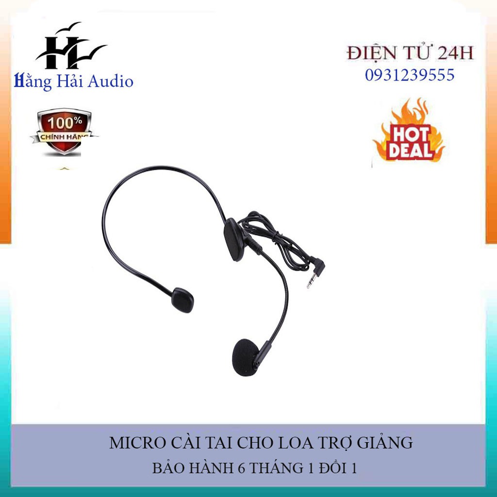 MICRO CÀI TAI CHO LOA TRỢ GIẢNG ( MICRO THU ÂM TỐT, NHE )