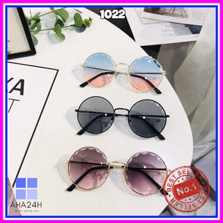sale KÍNH MÁT NỮ XI ỐC FORM TRÒN RĂNG CƯA ĐỘC LẠ 2019 AH1022 km