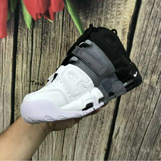 Giày UPTEMPO đen trắng pha màu ( fullbox+freeship)