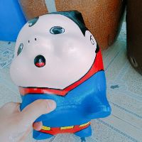 Super man heo - heo đất handmade- kèm hình thật