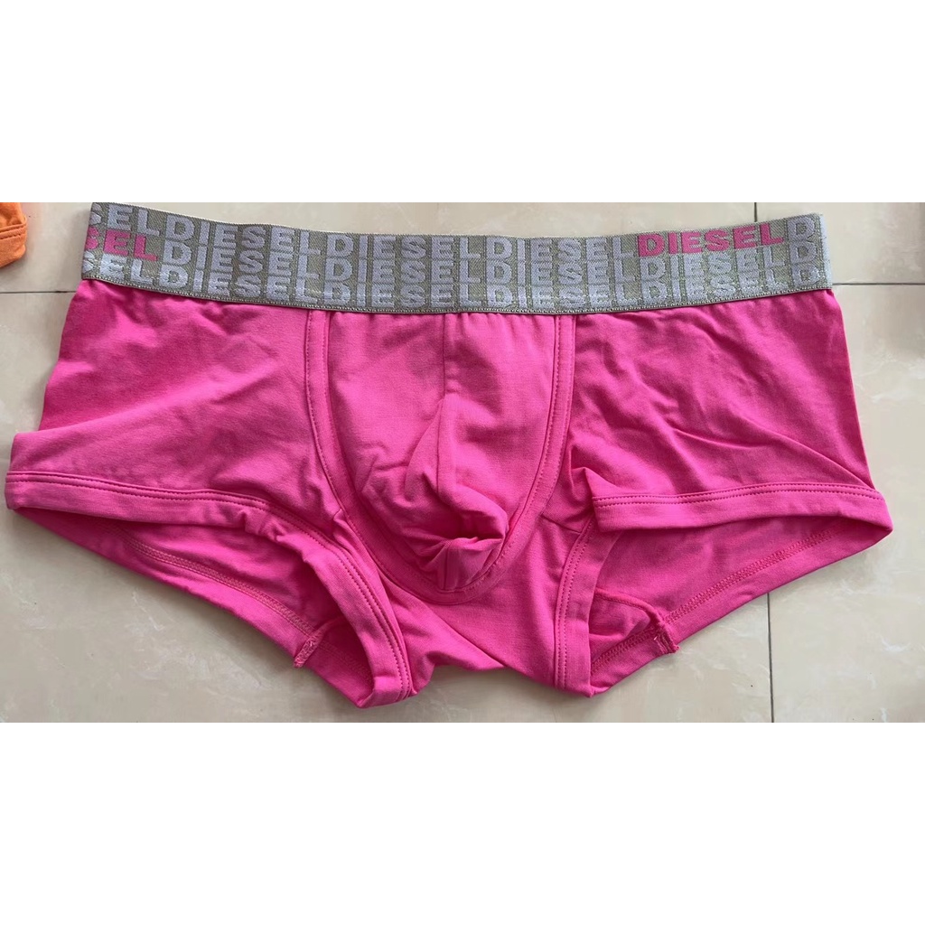 Quần Lót Cotton Vuông Lưng Thấp Co Giãn Thoáng Khí Hợp Thời Trang Cho Nam