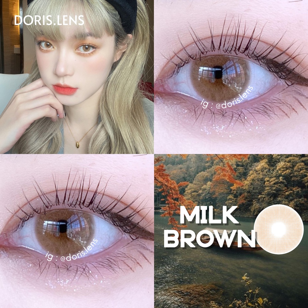 Kính Áp Tròng DORIS.LENS - Milk Brown 14.0mm