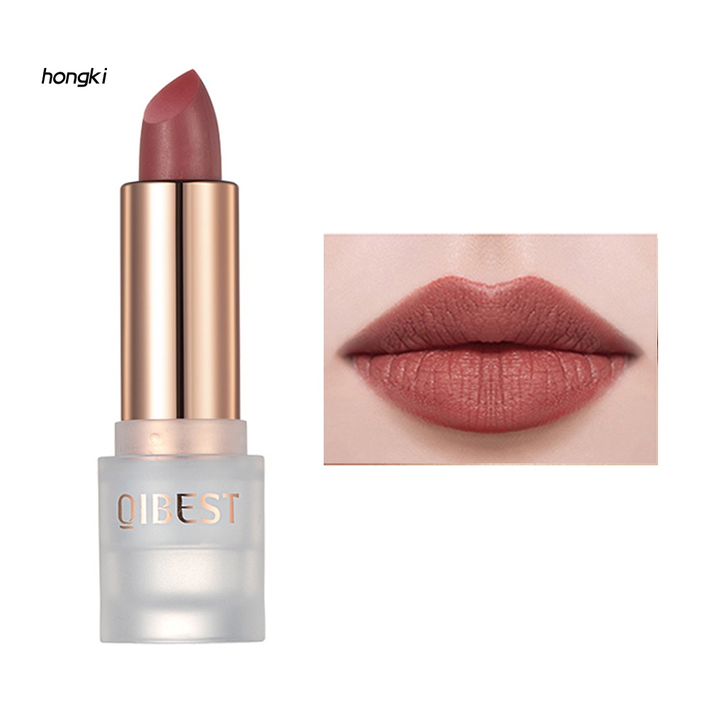 [Hàng mới về] Son môi trang điểm QIBEST dưỡng ẩm không phai màu lâu trôi