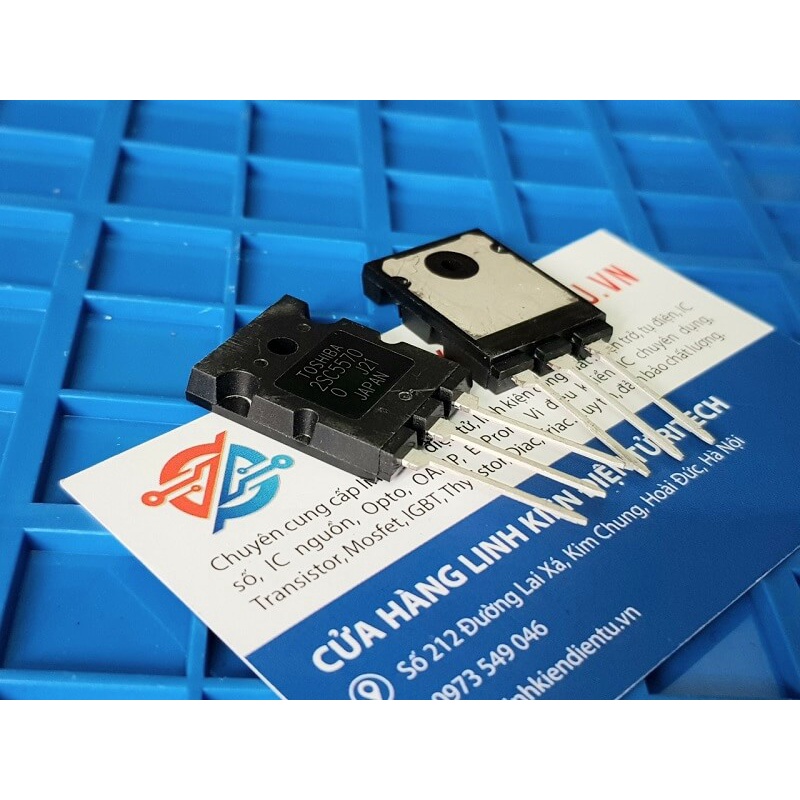 [Combo 2 chiếc] 2SC5570, C5570 TRANSISTOR NPN 28A 1700V TO-3PL