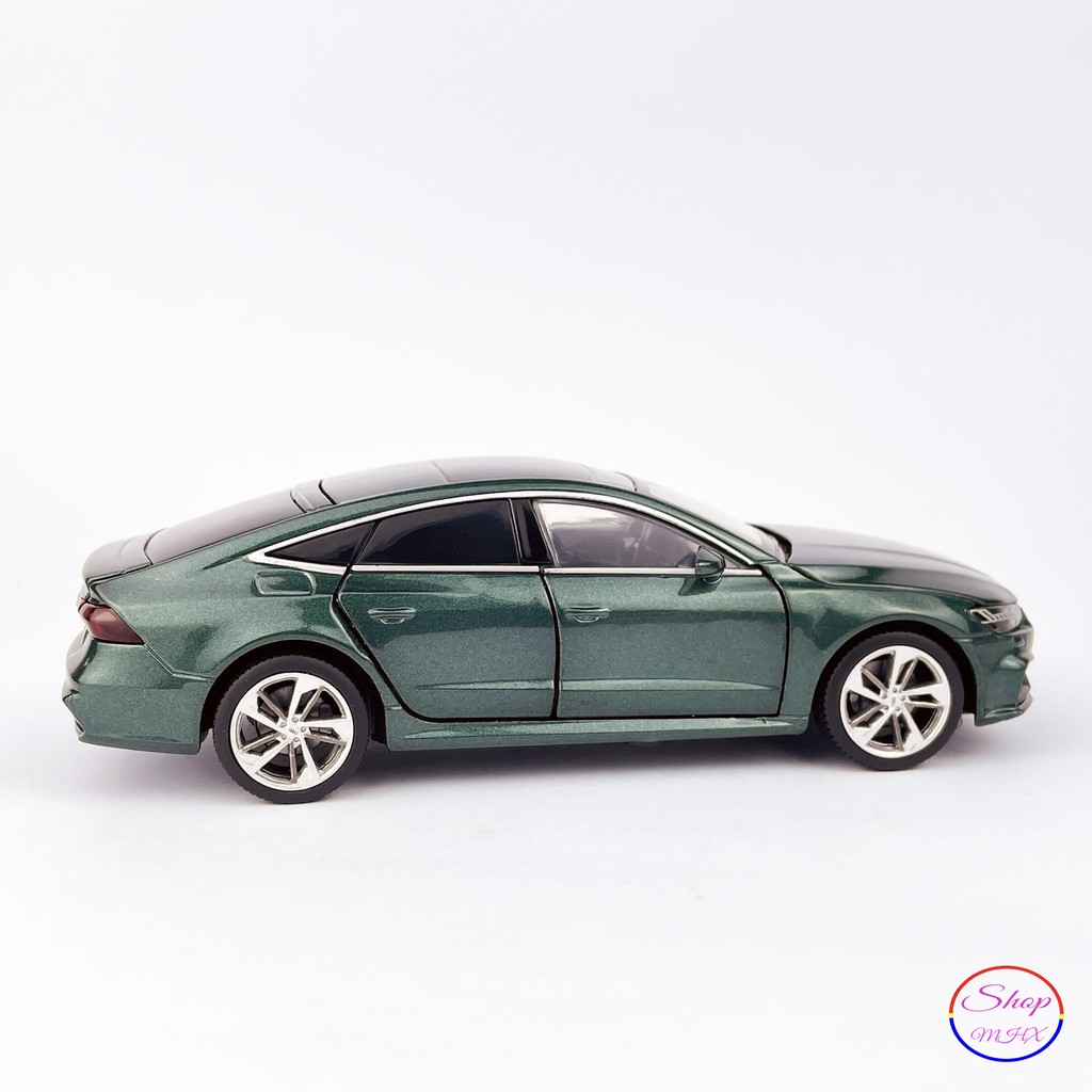 Xe mô hình sắt Audi A7 TẶNG BIỂN SỐ tỉ lệ 1:32 hãng Jackiekim
