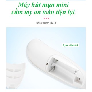 Rẻ Vô Địch Máy Hút Mụn Cầm Tay Derma Suction Cao Cấp VỎ XANH NHIỀU ĐẦU