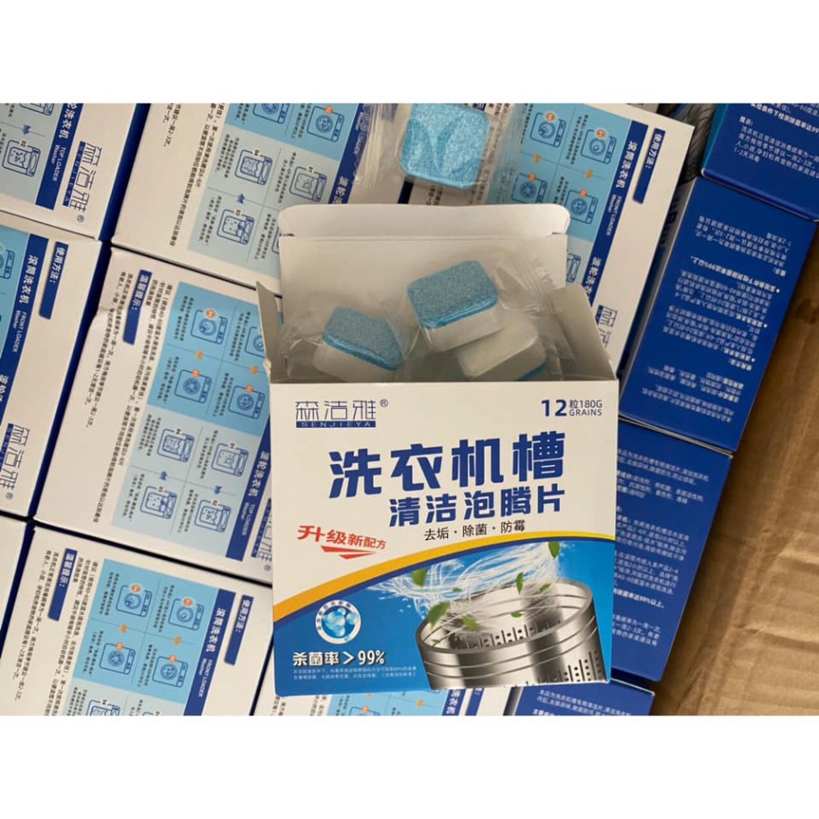 Viên Tẩy Vệ Sinh Lồng Máy Giặt Diệt khuẩn Và Tẩy Chất Cặn Lồng Máy Giặt Hiệu Quả DANA