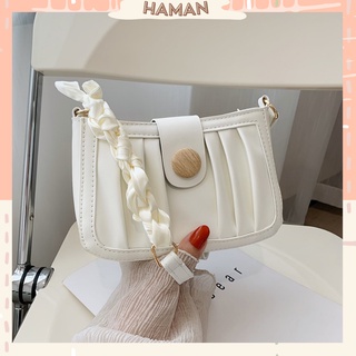 Túi xách nữ đeo chéo, túi đeo chéo xếp ly hàng quảng châu cao cấp TX47 HAMAN