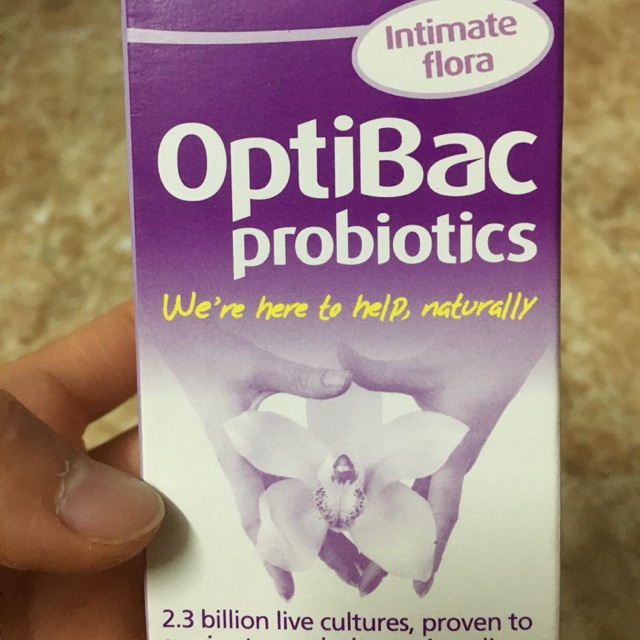 Men vi sinh phụ khoa Optibac tím