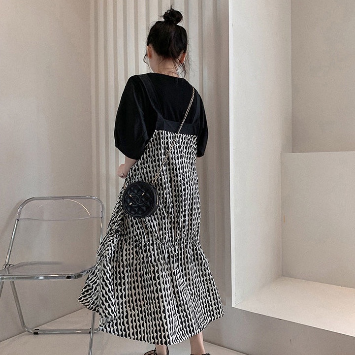 Bộ Áo Sơ Mi + Đầm Thiết Kế Mới Xinh Xắn Thời Trang Dành Cho Nữ