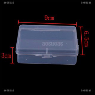 Hộp Nhựa Trong Suốt Hình Vuông Đựng Đồ Đa Năng 9cm*6.5cm*3cm