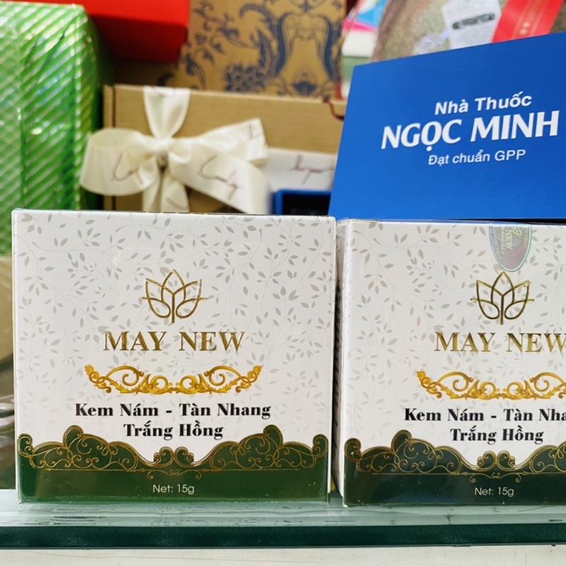 ✅ [Chính Hãng]Kem nám tàn nhang trắng hồng May New 15G