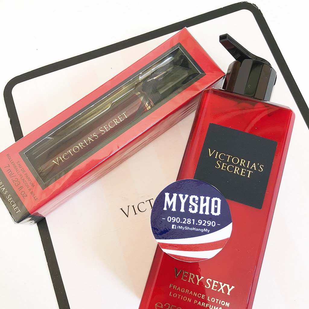 Nước hoa toàn thân + lotion Very Sexy - Victoria Secret USA chính hãng | Thế Giới Skin Care