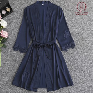 Áo choàng lụa ngủ cao cấp