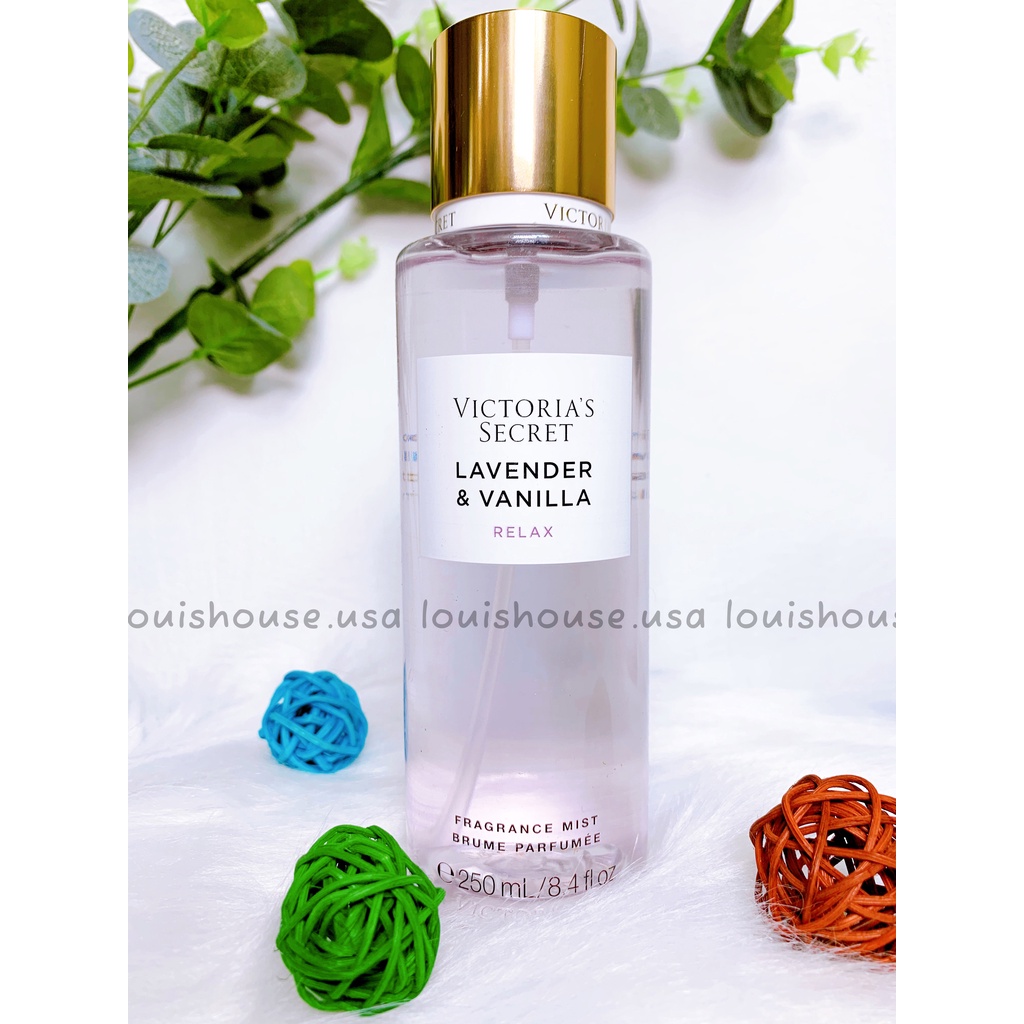 LAVENDER & VANILLA - Body mist / Xịt thơm toàn thân Victoria's Secret Mỹ