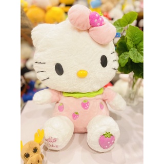 Gấu bông Hello Kitty dâu tây hồng