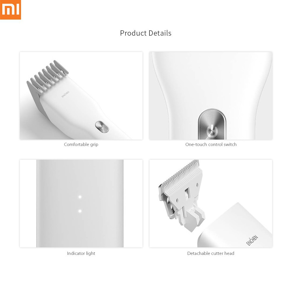 Tông đơ điện cắt tóc gia đình Xiaomi Enchen Boost - Tăng đơ cắt tóc không dây siêu bền