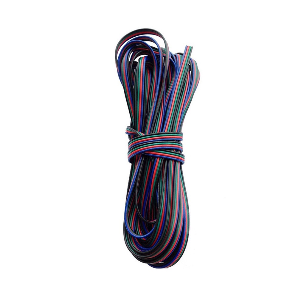 Dây điện nối đèn led 4P RGB SMD 3528 5050 22AWG 0.3mm 4 Pin