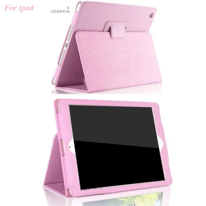 Bao da hai góc xoay dành cho ipad new 2017/ ipad air / ipad air 2/ ipad 234/ ipad mini 123 / ipad mini 4 - màu hồng