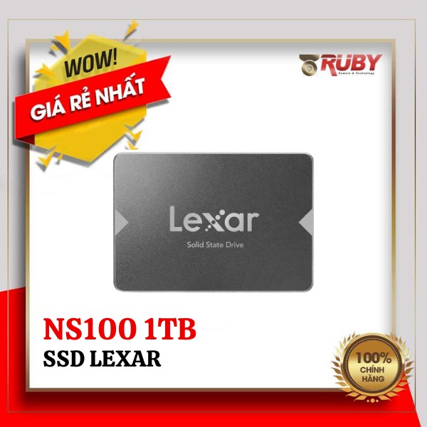 Ổ cứng SSD 256GB Lexar NS100 2.5-Inch SATA III - Bảo hành 3 năm