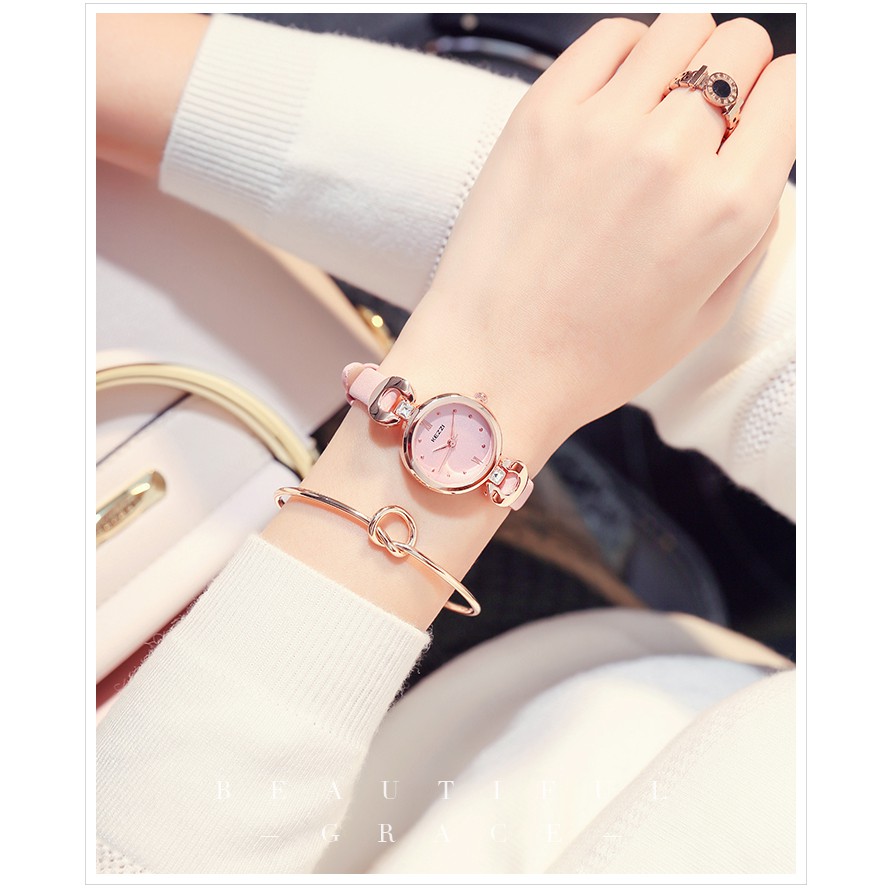 [Mã FAMAYFA2 giảm 10K đơn 50K] [CHÍNH HÃNG] Đồng hồ nữ Kezzi 1801 dây da nhỏ xinh | BigBuy360 - bigbuy360.vn
