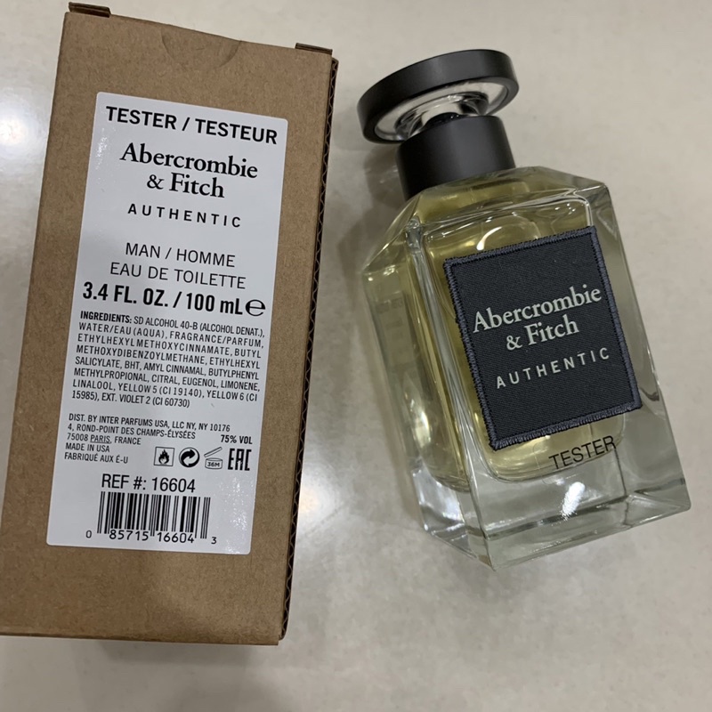 Nước hoa nam Tester A&F Authentic Men 100ml