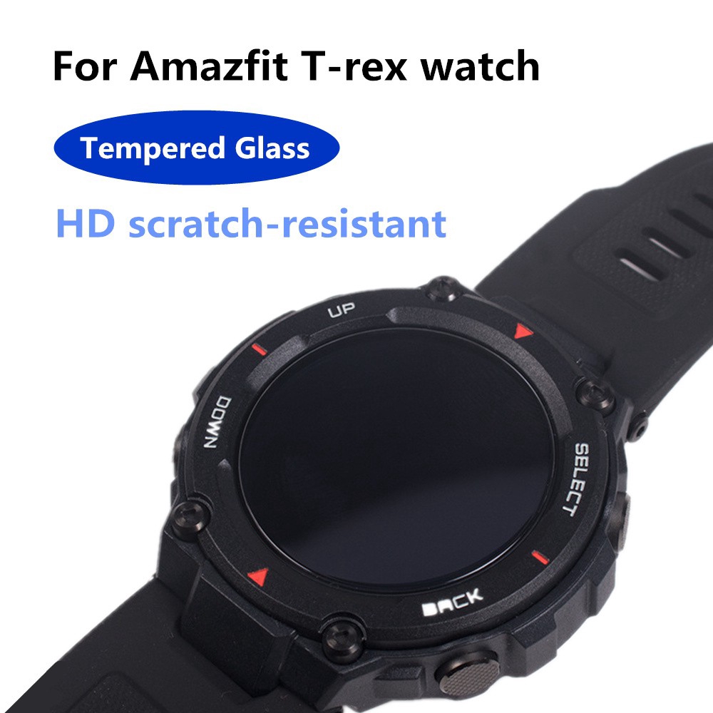 [Ready stock] Huami Amazfit T-Rex T Rex Smartwatch Mirror screen protector Protective watch for Xiaomi Amazfit accessories