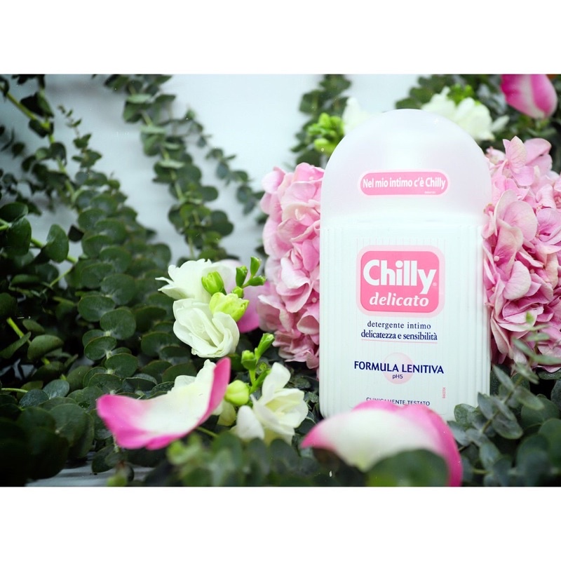 [Chính Hãng] Chilly Dung dịch vệ sinh phụ nữ Chilly Delicato số 1 tại Ý (Chai 200ml) - Nhập Khẩu Chính Hãng Từ Ý