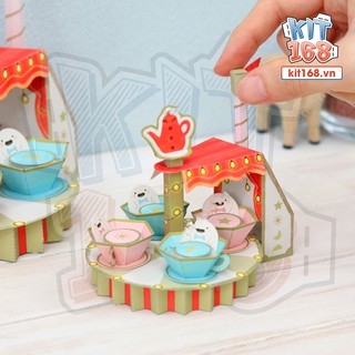Mô hình giấy đồ vật đồ chơi Trò chơi Coffee Cup Mini