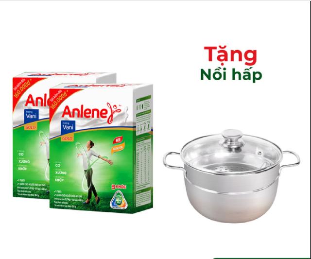  Bộ 2 hộp giấy sữa Anlene Gold Vanilla MovePro 1.2 Kg/Hộp