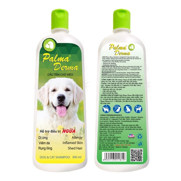 Dầu tắm Palma Derma 300ml