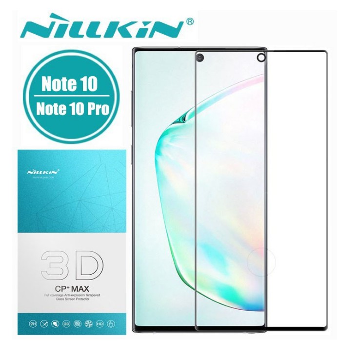 Kính cường lực Samsung Galaxy Note 10 Plus/ Note 10+ Nillkin 3D CP+ Max Full màn hình ( Chính Hãng )