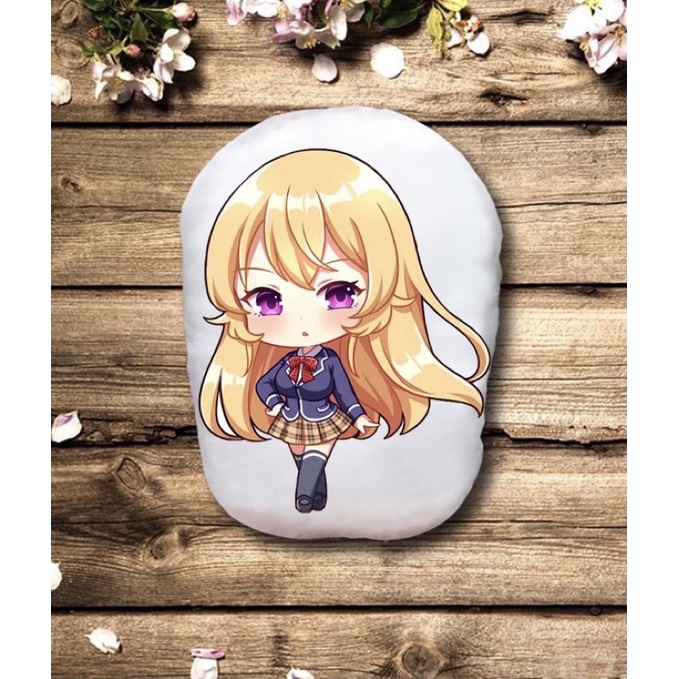 Gấu bông Erina-Foodwars 2 mặt ảnh / Gối ôm anime Erina Nakiri