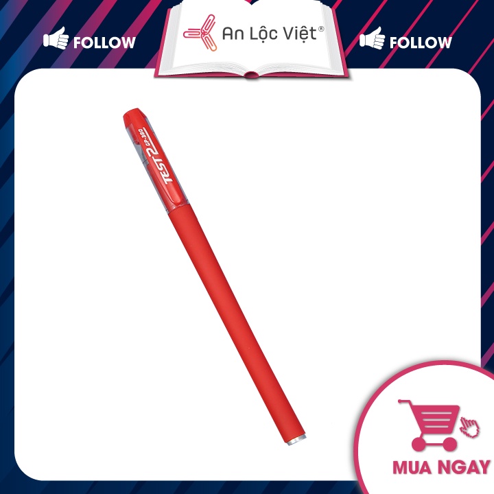 Combo 5 Bút Gel Nước 0.5mm Test GP-380 Đa Dạng Màu Mực