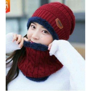 (FREE SHIP) Sét mũ Len kèm khăn người lớn (nam nữ đều đội được) <3
