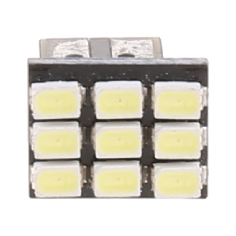 1 Đèn LED T10 W5W 1206 9SMD 12V Chiếu Biển Số Xe Hơi