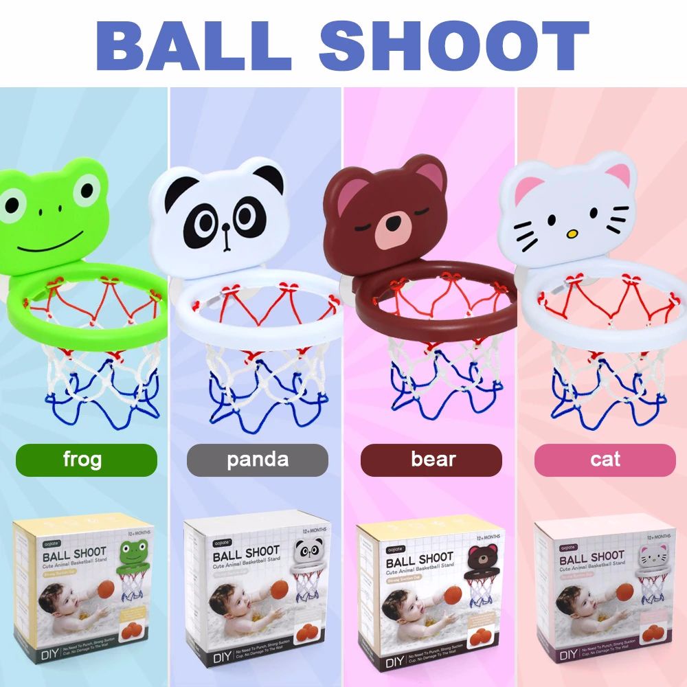 Bộ Đồ Chơi Ném Bóng Rổ Kèm 3 Quả Bóng Vui Nhộn Cho Bé