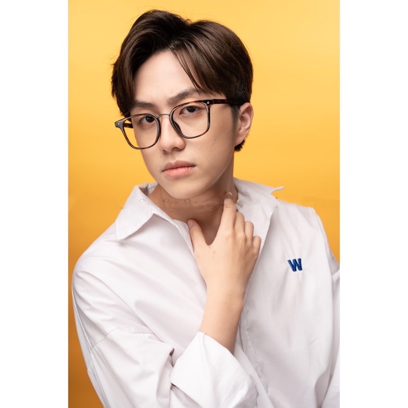 Kính giả cận, Gọng kính cận cao cấp 2139 lõi thép dáng vuông nam nữ Jolie eyewear