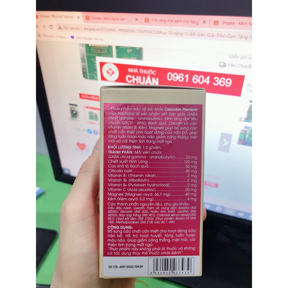CEBRATON PREMIUM LỌ 30 VIÊN