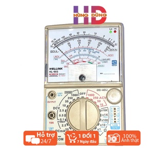Đồng hồ vạn năng wellink hl-903 đồng hồ vạn năng kim đo điện ac-dc